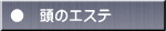 ●　頭のエステ 